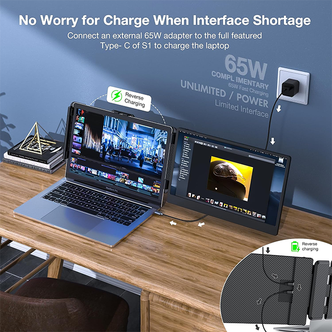 PrexoView Solo™ Laptop Screen Extender