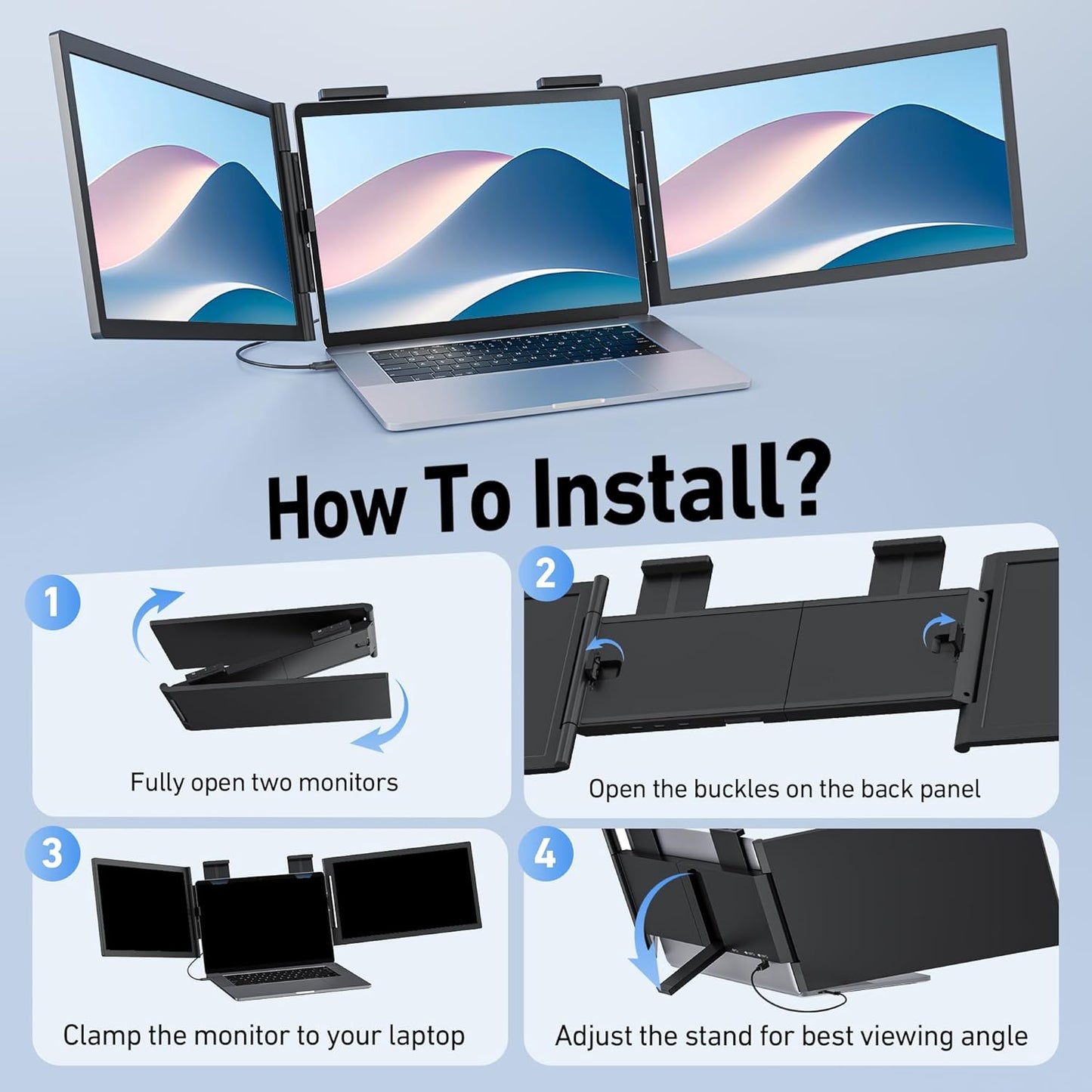 PrexoView Duo™ 2 Laptop Screen Extender