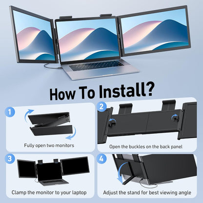 PrexoView Duo™ 2 Laptop Screen Extender