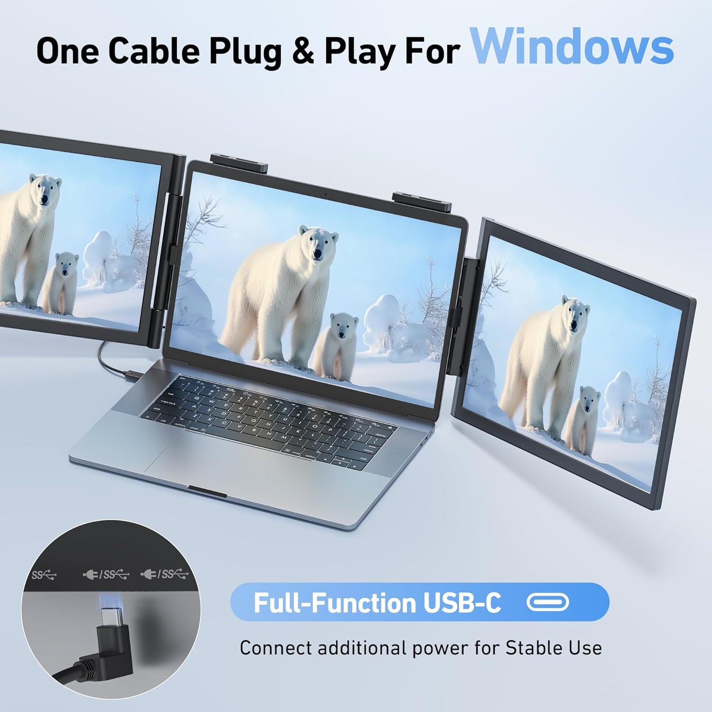 PrexoView Duo™ 2 Laptop Screen Extender