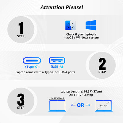 PrexoView Trio™ Triple Laptop Screen Extender